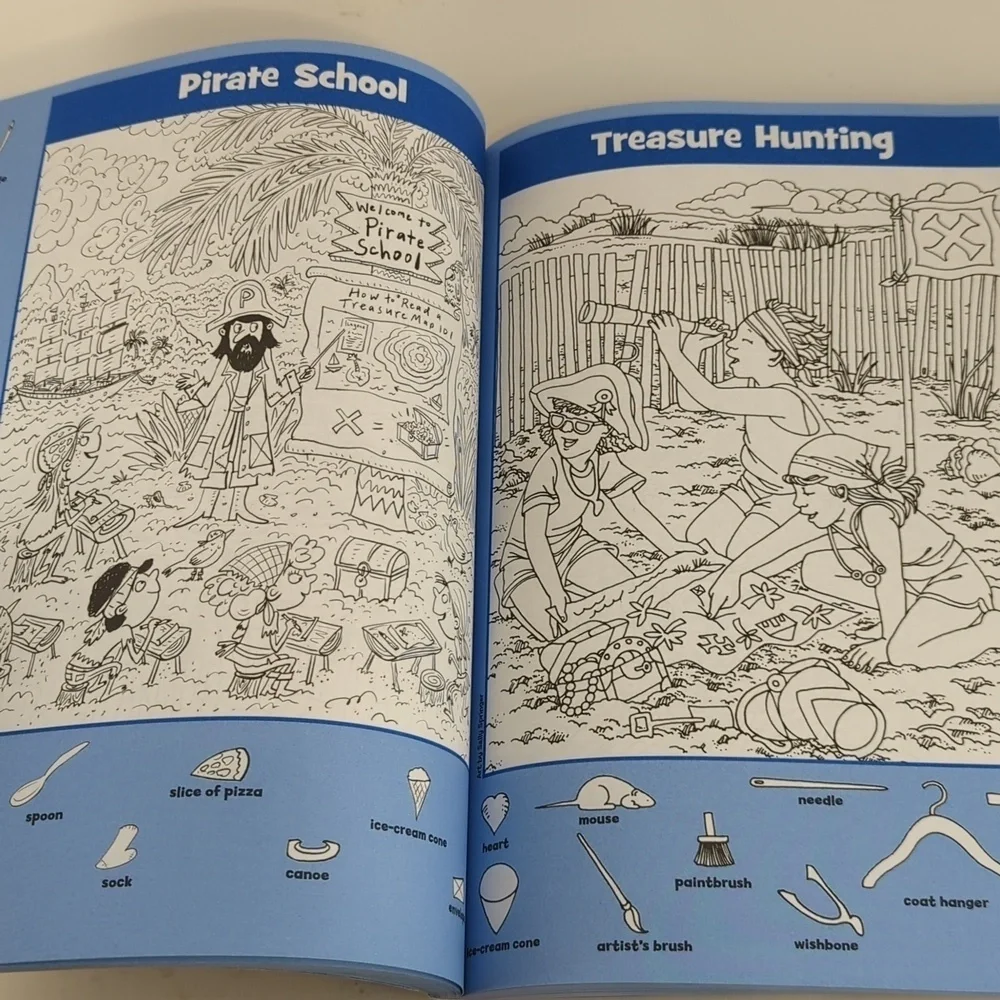 Lot of 3 activity books Highlights Hidden Pictures
